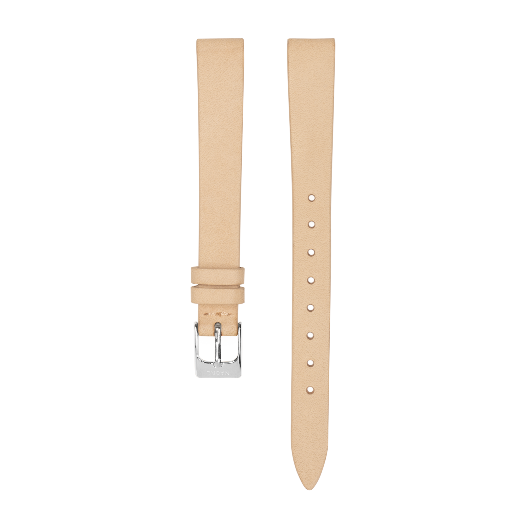 Strap - Italian Leather - Sand Leather - Stainless Steel - 12mm
